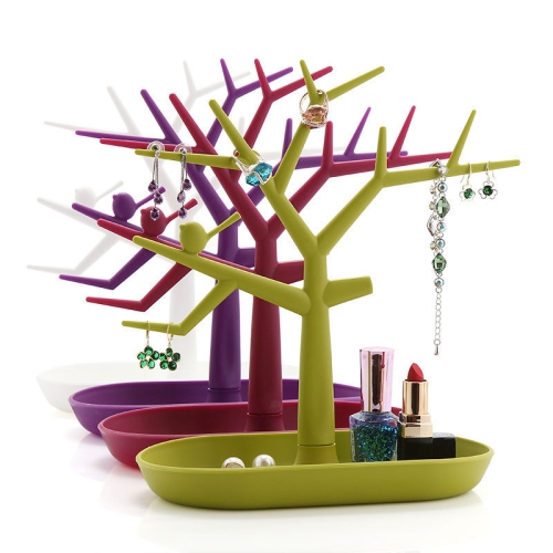 Tree Color Creative Jewelry Rack Bird Tree Hanger